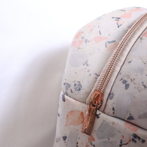 Mytagalongs‎ Women's Insulated Lunch Snack Travel Bag w Handles Rose Gold Zipper - Picture 4 of 12